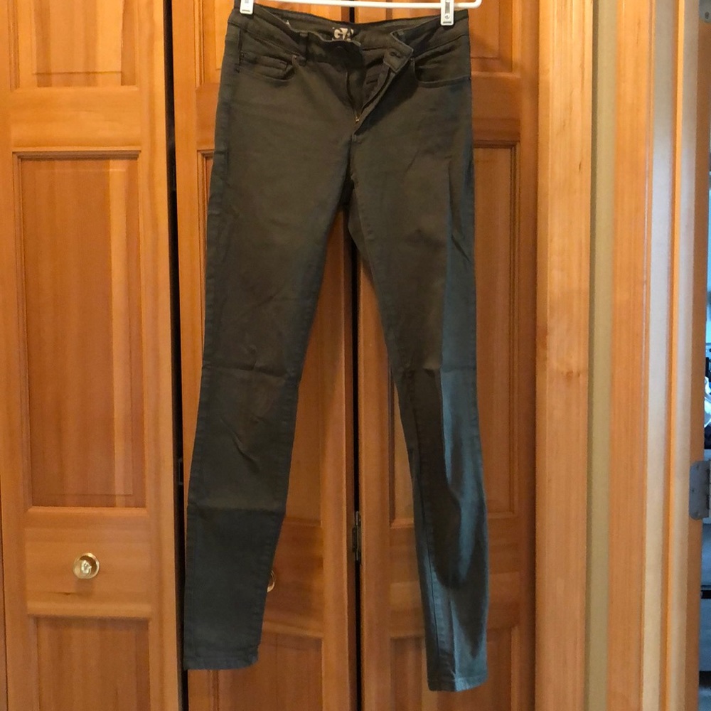 Army Green Skinny Jeans/Jeggings